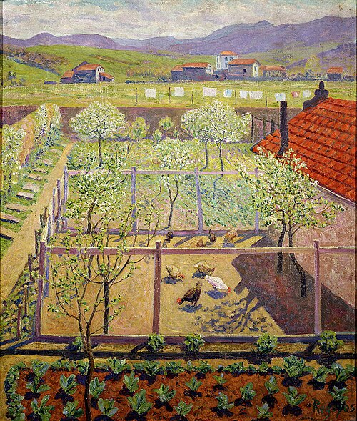 poulailler, 1912, Darío de Regoyos