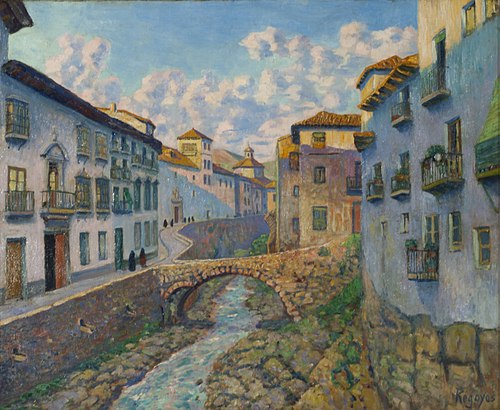 El Darro, 1910, Darío de Regoyos
