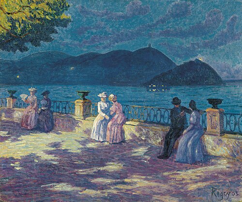 The Concha, Night-time, 1906, Darío de Regoyos