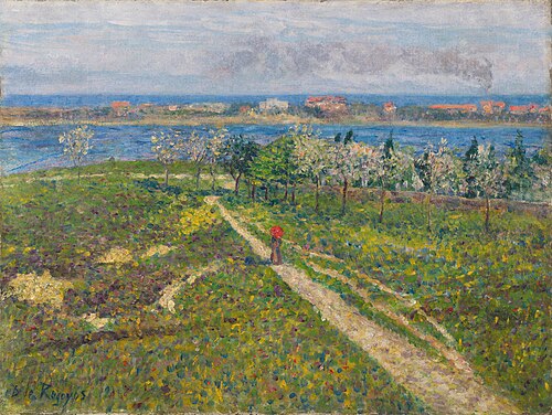 Amandiers en fleur, 1902, Darío de Regoyos