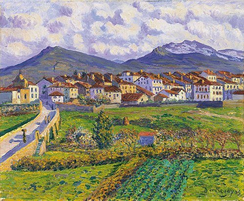 Paysage de Hernani, 1900, Darío de Regoyos
