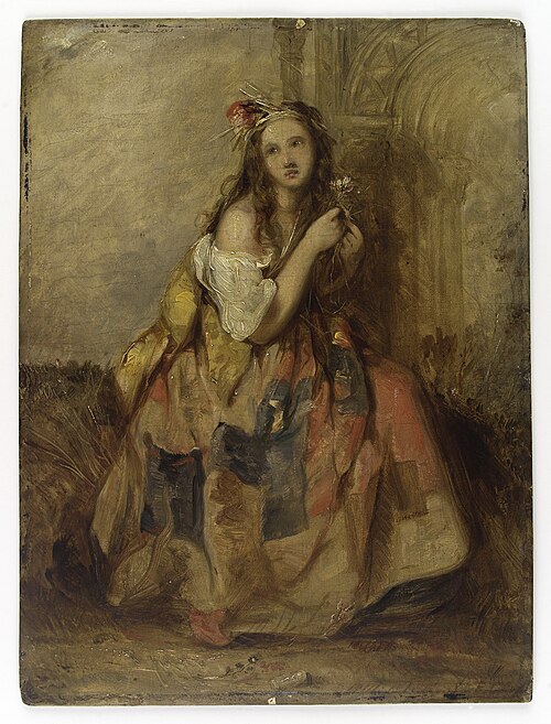 Mad Margery, a Young Woman Driven Mad and Living in the Fields, , James John Hill