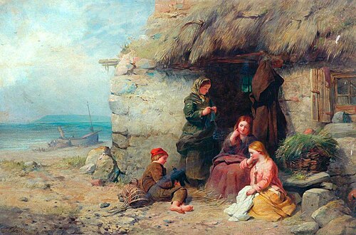 Fishing Family, , James John Hill
