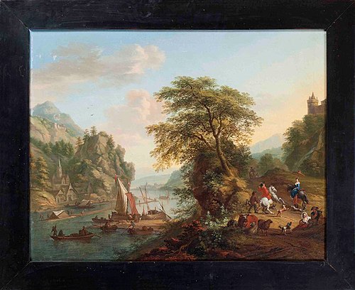Berglandschap, 1699, Dirck Dalens