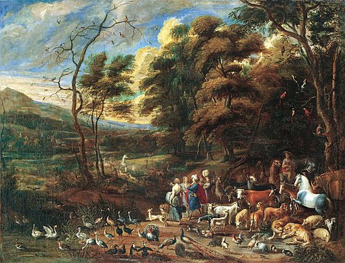 Journey to Noah’s Ark., 1650, Lambert de Hondt (I)