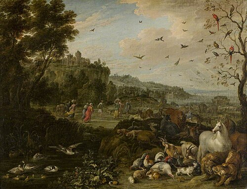 Noah Entering the Ark, 1658, Lambert de Hondt (I)