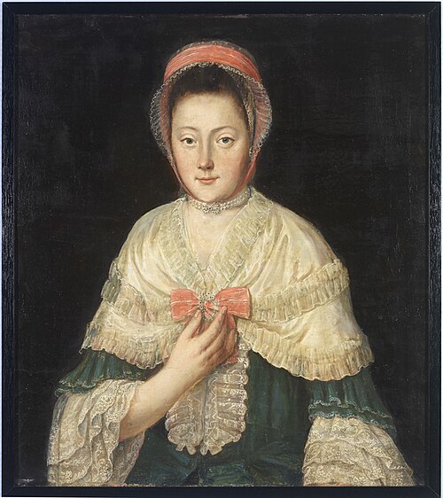 Portrait of Engelina Berghuis (1758-1842), 1779, F. C. Hosson