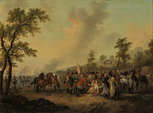 De stervende generaal, 1780, Dirk Langendijk