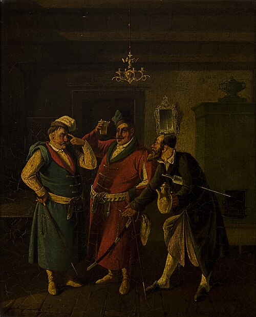 Genre Scene, 1858, Aleksander Raczyński