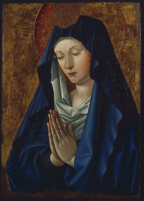 Vierge en oraison, 1480, Maître du Boccace de Munich