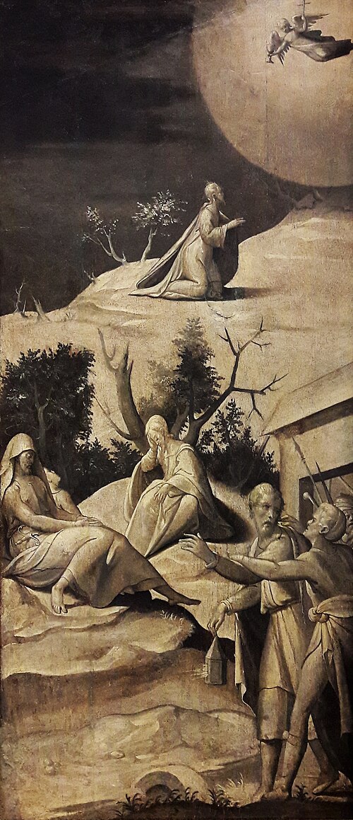 L'Agonie dans le jardin des oliviers, 1550, Adriaen de Weerdt