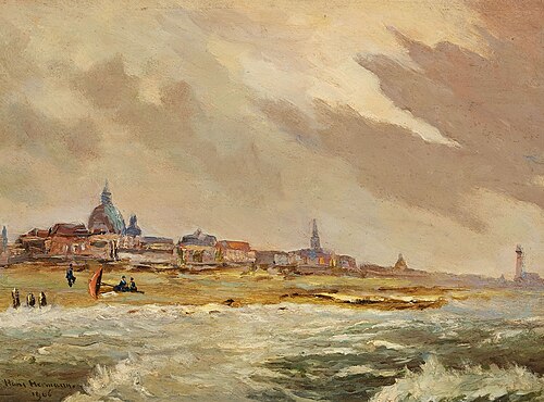 Strand von Scheveningen, 1906, Hans Herrmann