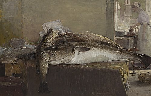Die Kabeljaue, 1883, Hans Herrmann