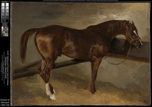 Cheval alezan doré, 1820, Théodore Géricault