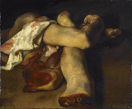 Morceaux anatomiques, 1818, Théodore Géricault