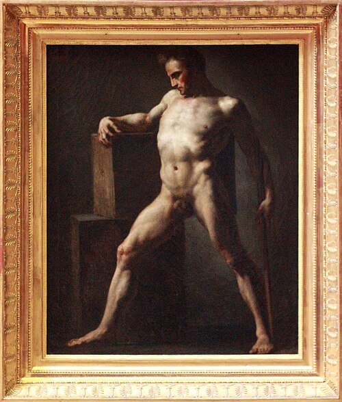 Académie d'homme, 1810, Théodore Géricault