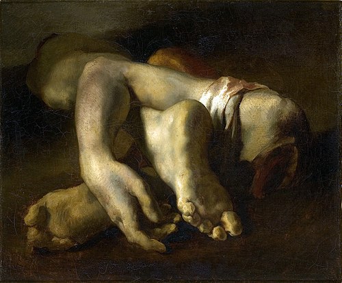 Étude de pieds et de main, 1818, Théodore Géricault