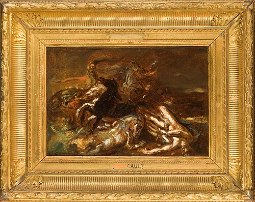 La Mort d'Hippolyte, 1850, Théodore Géricault