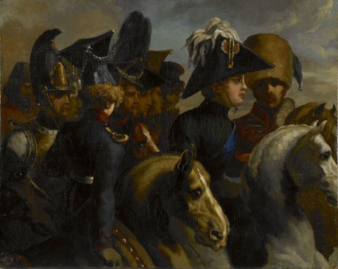 Un prince et son état-major, 1850, Théodore Géricault