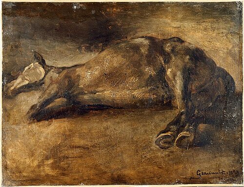 Cheval mort, 1823, Théodore Géricault