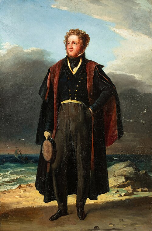 Portrait d'Adam Elmore, 1821, Théodore Géricault