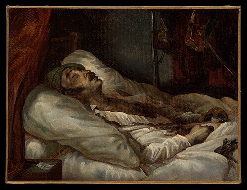 General Letellier on His Deathbed, 1819, Théodore Géricault