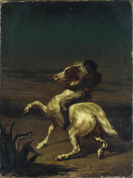 Nègre à cheval, 1850, Théodore Géricault