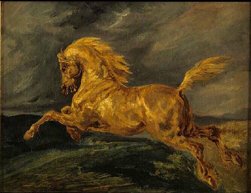 Cheval au galop, 1810, Théodore Géricault