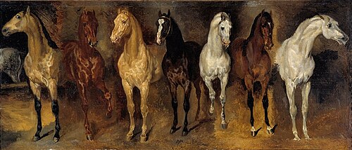 Les Poitrails, 1813, Théodore Géricault