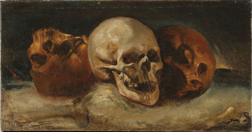 Les Trois Crânes, 1812, Théodore Géricault