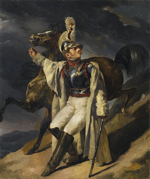 The Wounded Cuirassier, study, 1814, Théodore Géricault