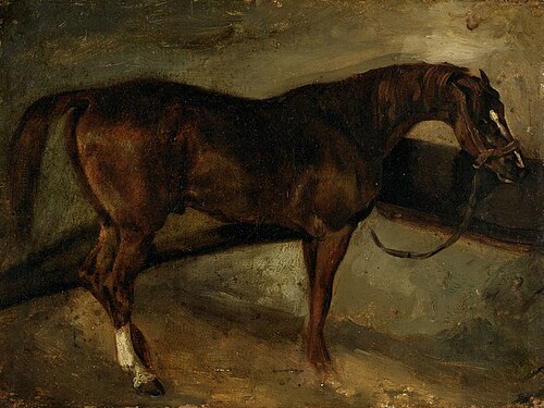 Le Cheval brun, , Théodore Géricault