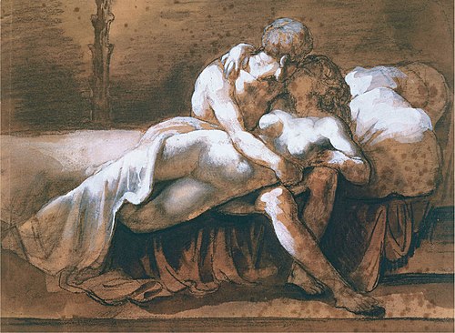 Le Baiser, 1816, Théodore Géricault