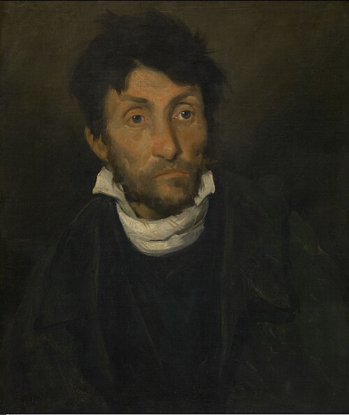 Portrait d'un cleptomane, 1820, Théodore Géricault