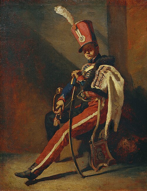 Der Trompeter der Orleans-Husaren, 1813, Théodore Géricault