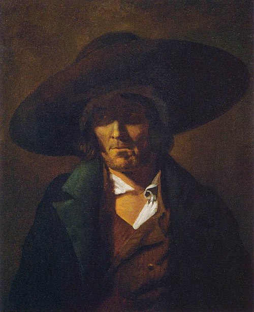 Portrait d'homme, 1822, Théodore Géricault