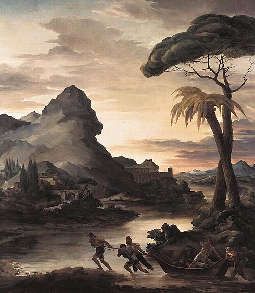 Heroische Landschaft mit Fischern, 1818, Théodore Géricault