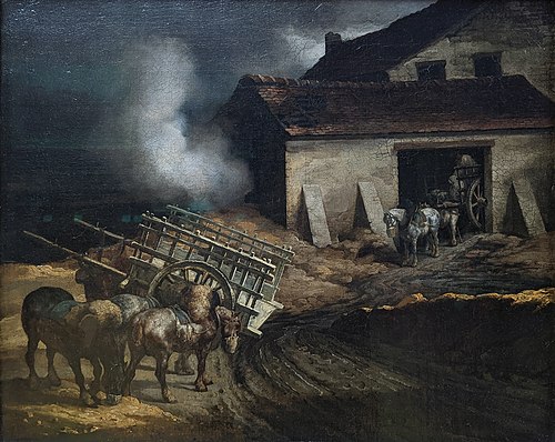 Le Four à plâtre, 1821, Théodore Géricault