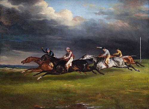 Le Derby d'Epsom, 1821, Théodore Géricault