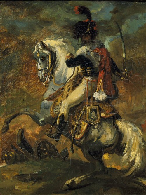 Officer of the Chasseurs of the Imperial Horse Guards, , Théodore Géricault