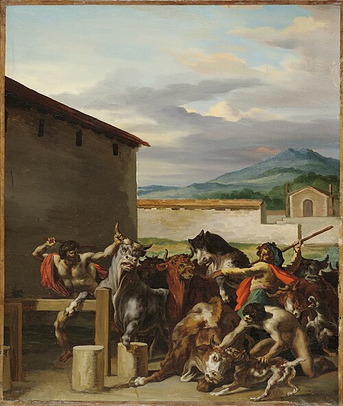 Le marché aux bœufs, 1817, Théodore Géricault