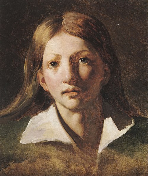Portrait Study of a Youth, 1819, Théodore Géricault