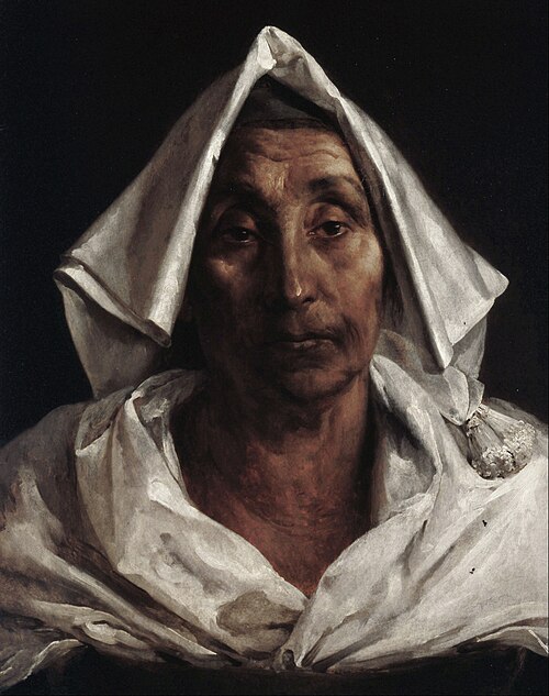 Étude de vieille femme (Campagne romaine), 1900, Théodore Géricault