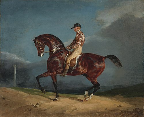 Mounted Jockey, 1821, Théodore Géricault