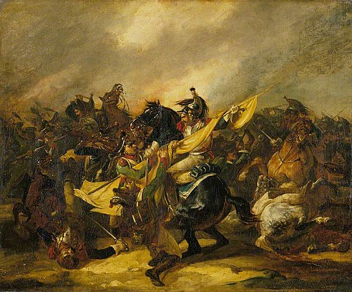A Charge of Cuirassiers, 1823, Théodore Géricault