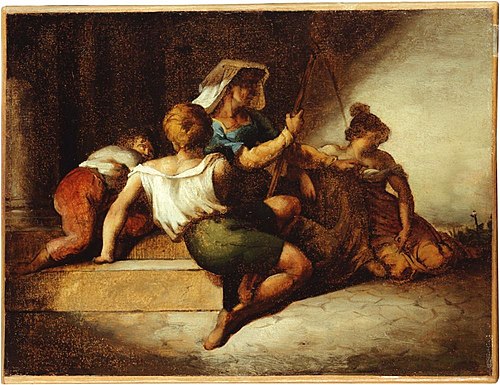 La famille italienne, 1816, Théodore Géricault