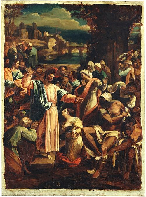 La résurrection de Lazare, 1820, Théodore Géricault