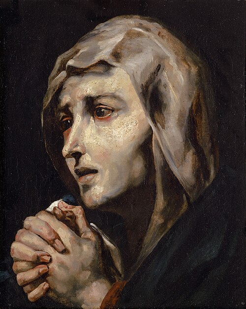 Mater dolorosa, copie d'après Ribera, 1811, Théodore Géricault