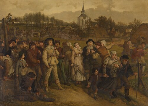 The enemy approaches, 1857, Josef Lies