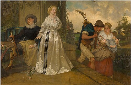 A contrast, 1862, Josef Lies
